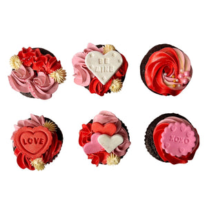 Valentine's Cupcakes 1/2 Dozen