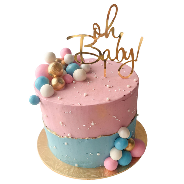 Gender Reveal Cake - Sweet Bites Ltd