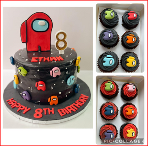 Party Packages - includes 8 inch Cake & 12 pcs Cupcakes