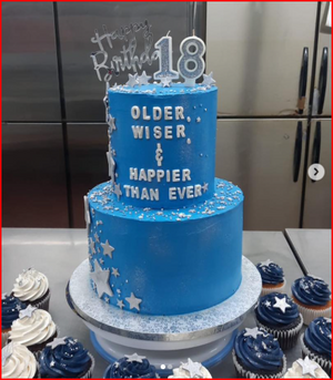 Party Packages - includes 8 inch Cake & 12 pcs Cupcakes