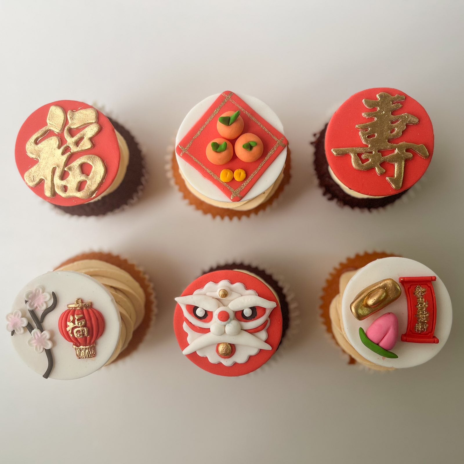 CNY Cupcakes 1/2 Dozen