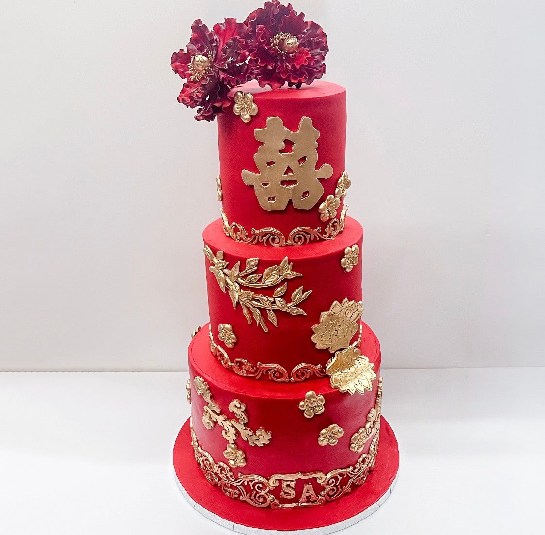 Wedding Cake  2- Chinese Theme cake