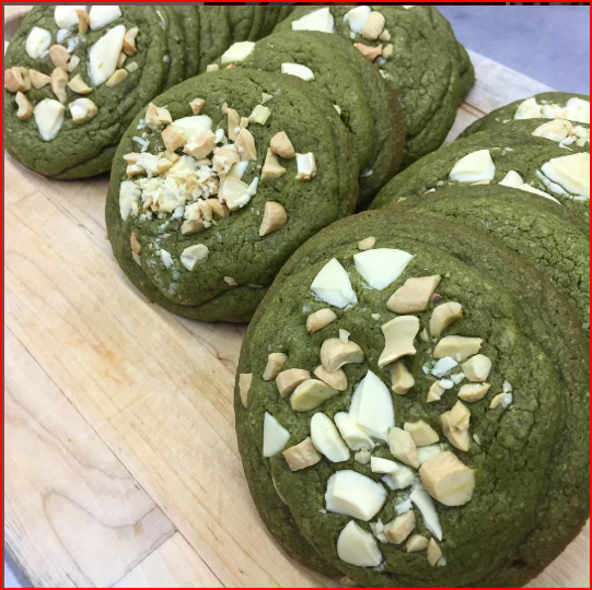 Matcha cookies with Nuts Dozen