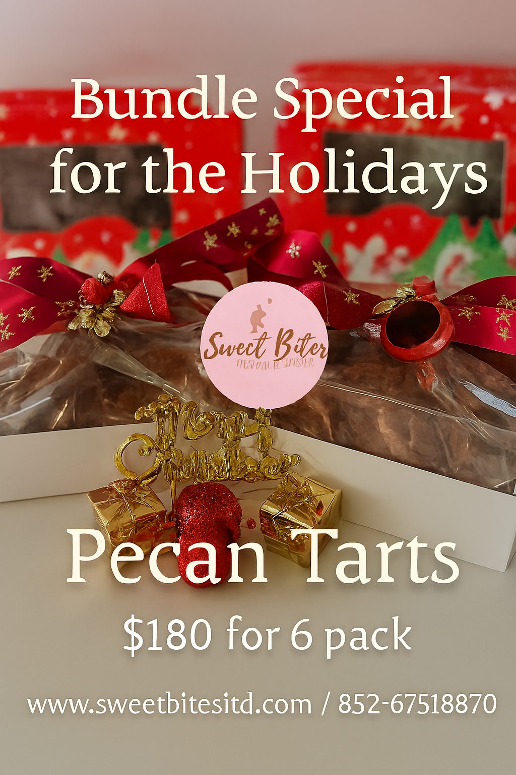 Holiday Promo - Pecan Tarts Bundle of 6